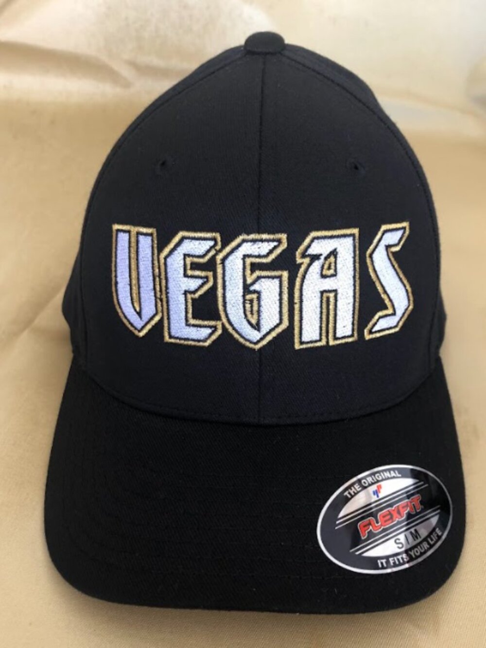 Las Vegas Black FlexFit Snapback Hats!